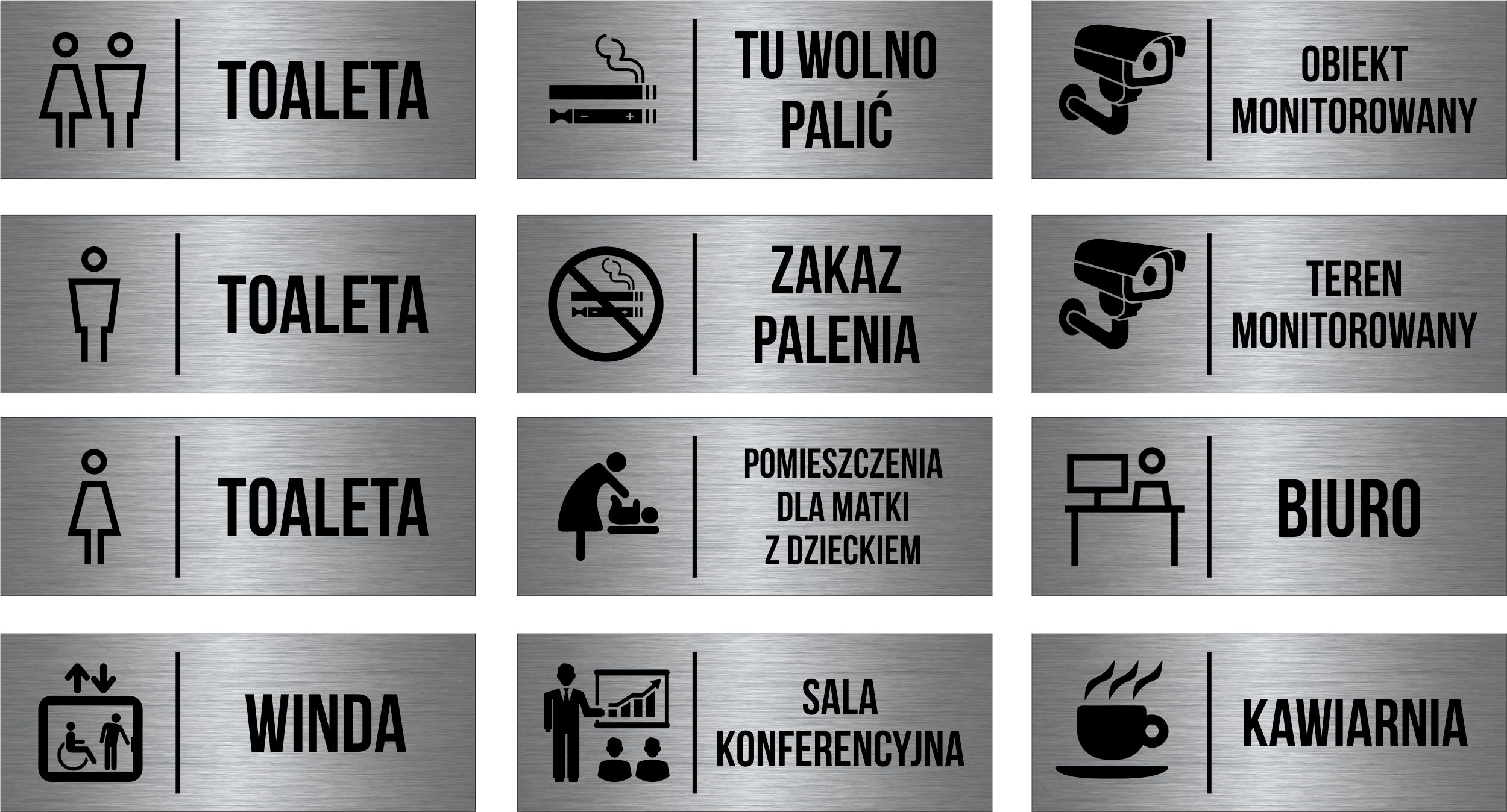 TABLICZKA Serwerownia Aluminium Piktogram Kod producenta DSH39