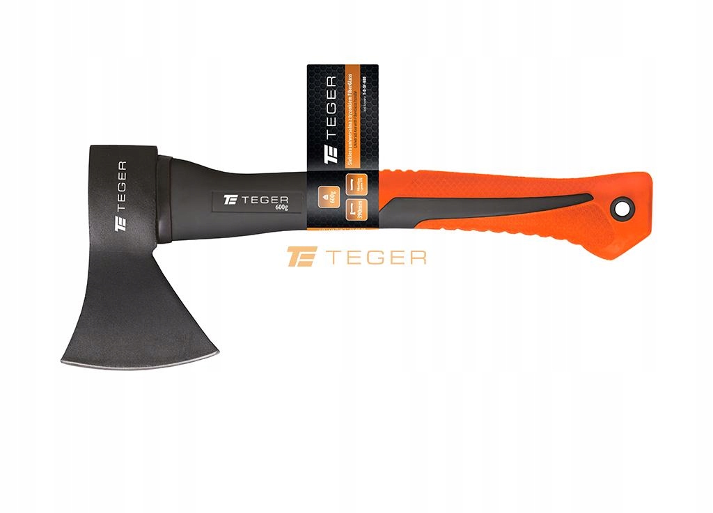 Siekiera uniw z trzonkiem fiberglass 600 g / TEGER