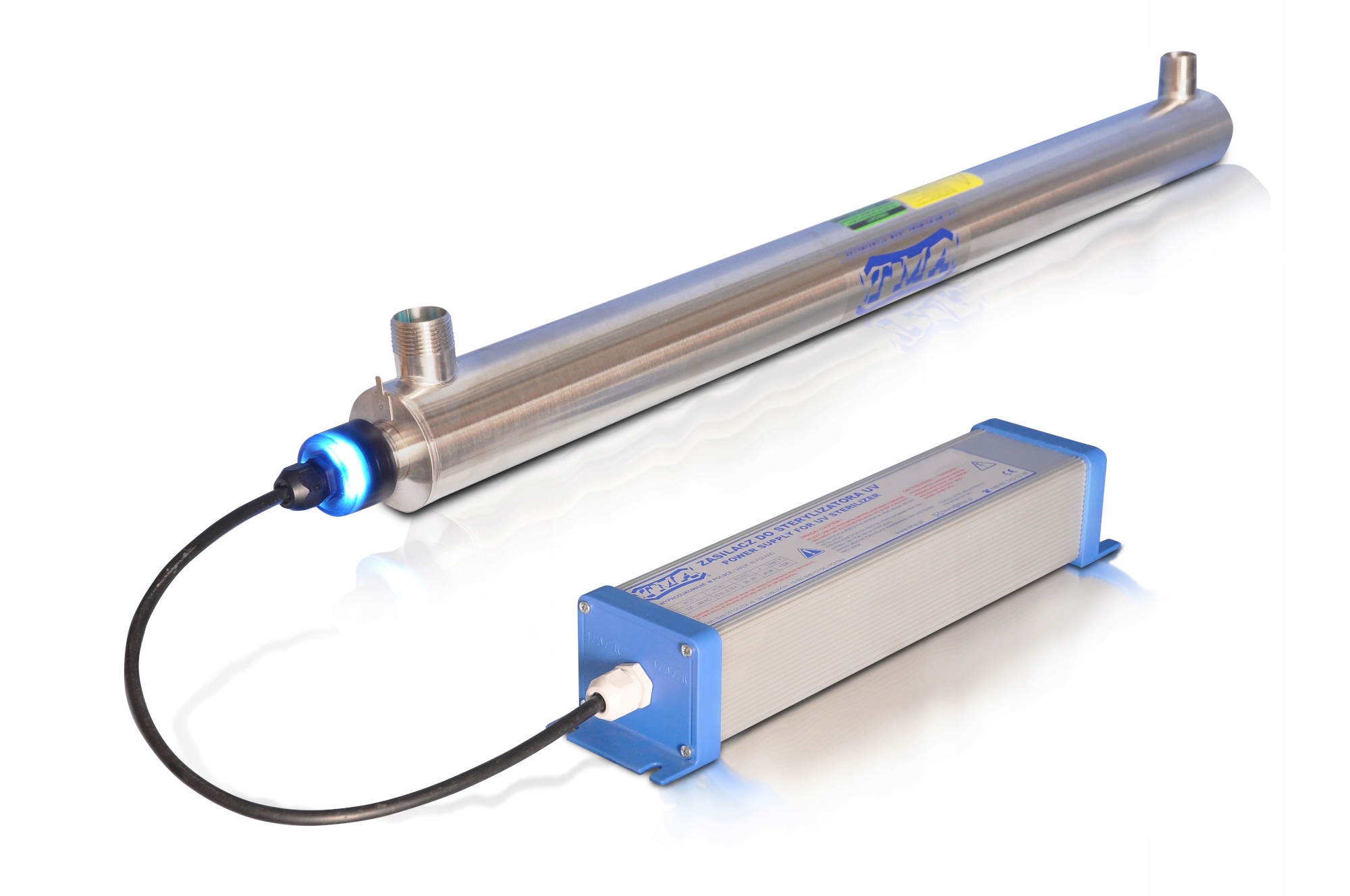 Uv lampa pro sterilizaci vody Tma D8 2,1 m3/h (V25)