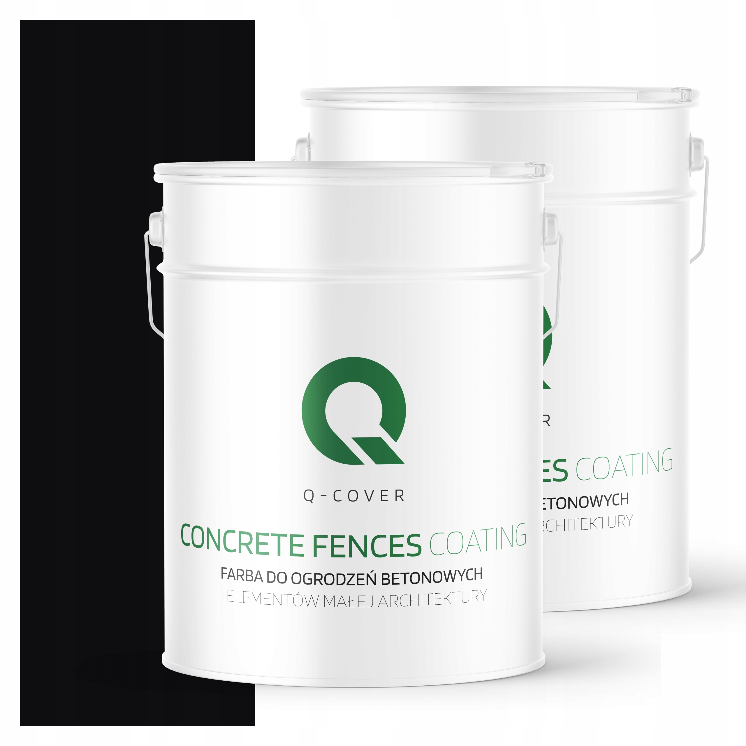 Farba Na Maľovanie Plotov A Betónových Kvetináčov Čierna Hlboká 10 L