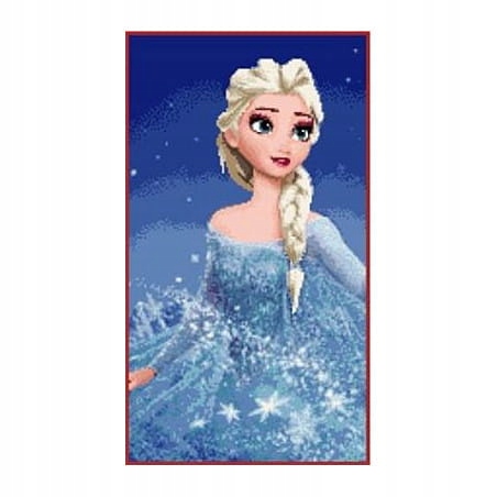 Kanva s potiskem vyšívací sada (kanva,mulina)