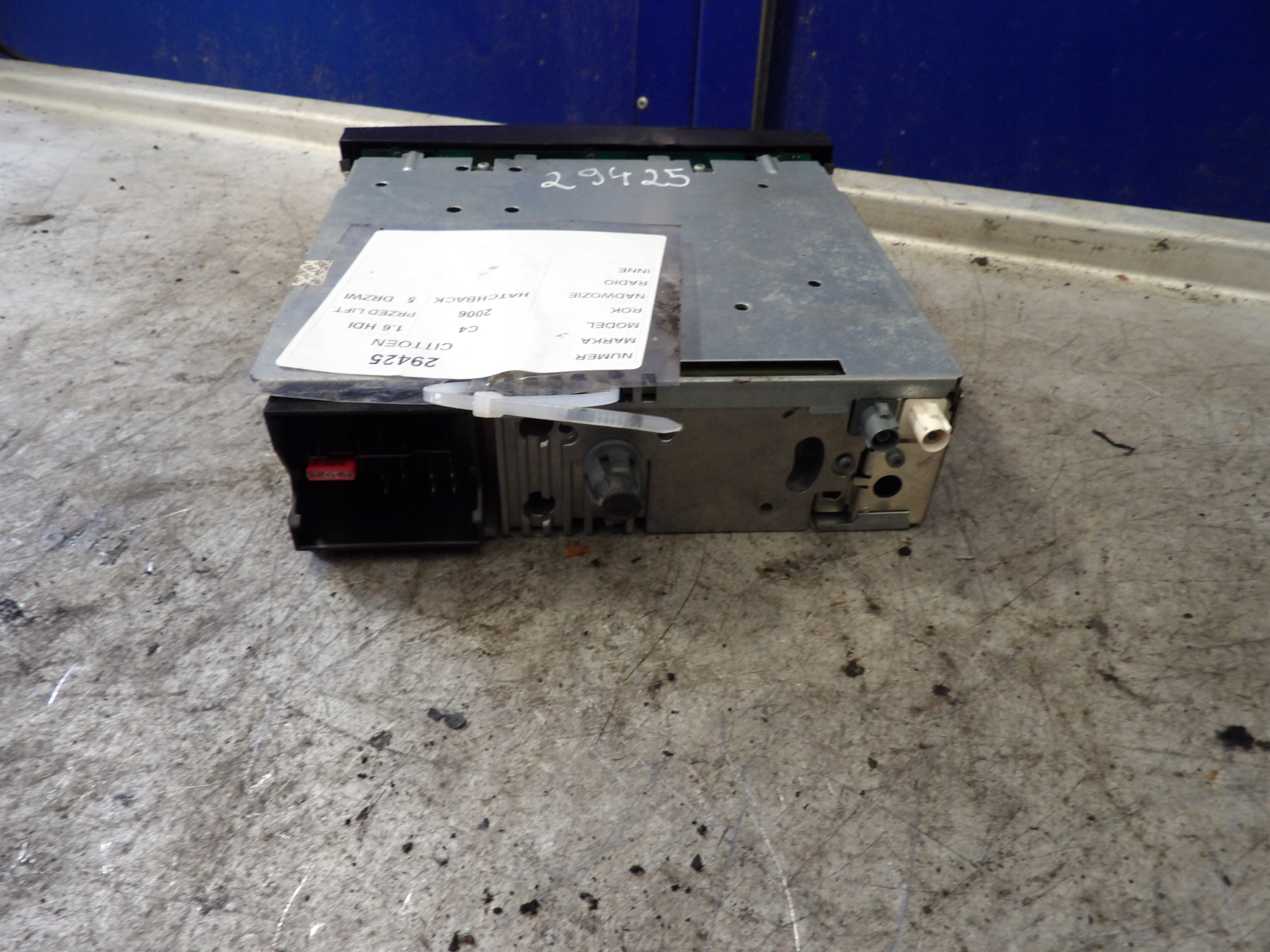 Citroen C4 radio