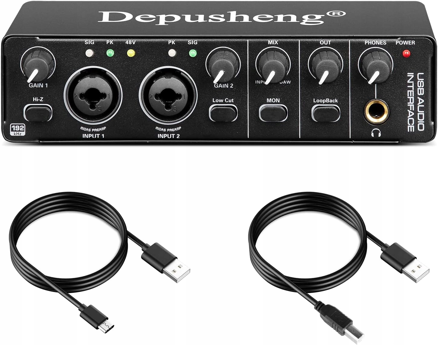 Zvukové rozhraní Depusheng Usb audio rozhraní RX2