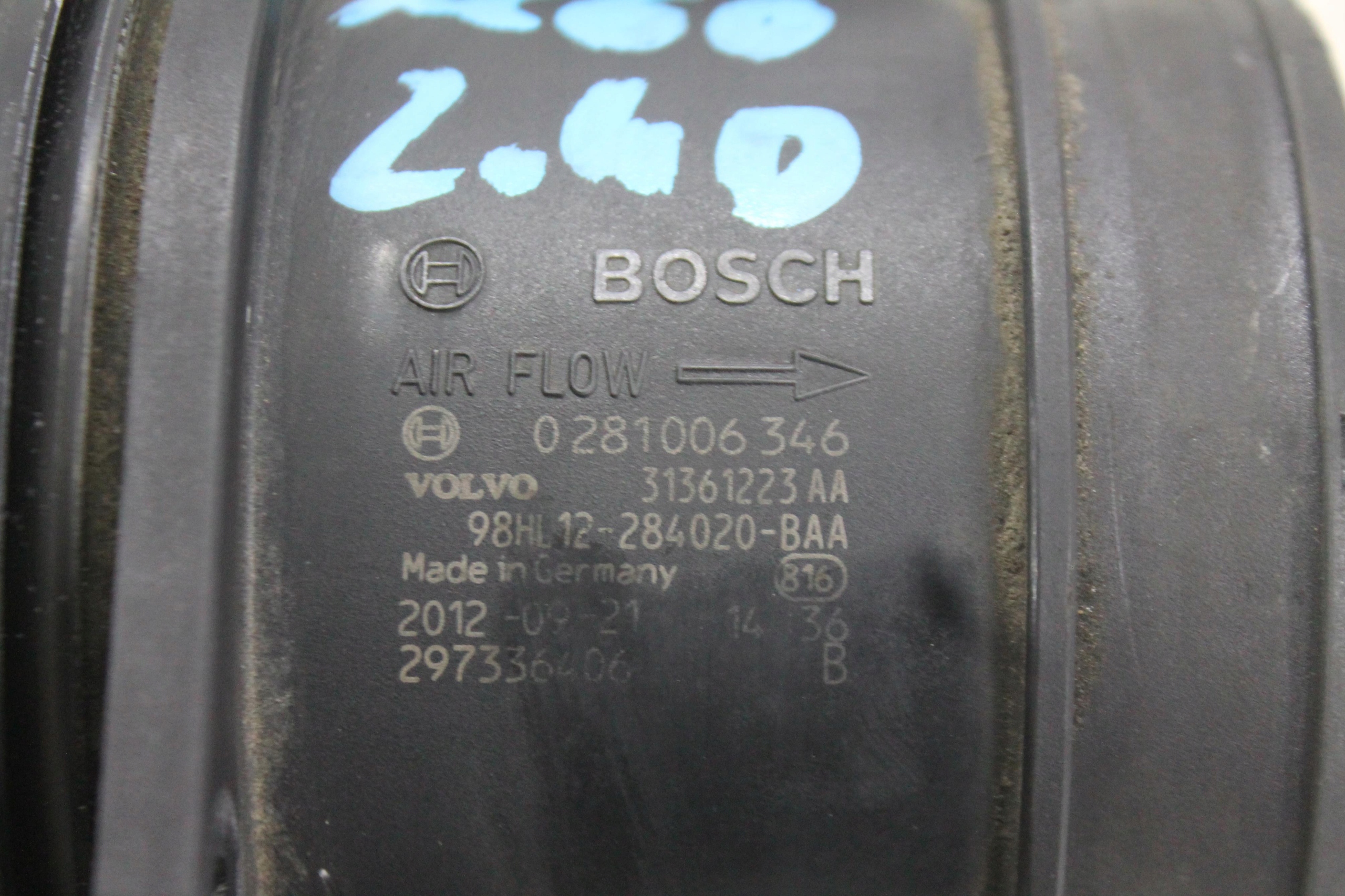 Debimetro 31361223AA VOLVO XC60 e 2.4 D5 08-13