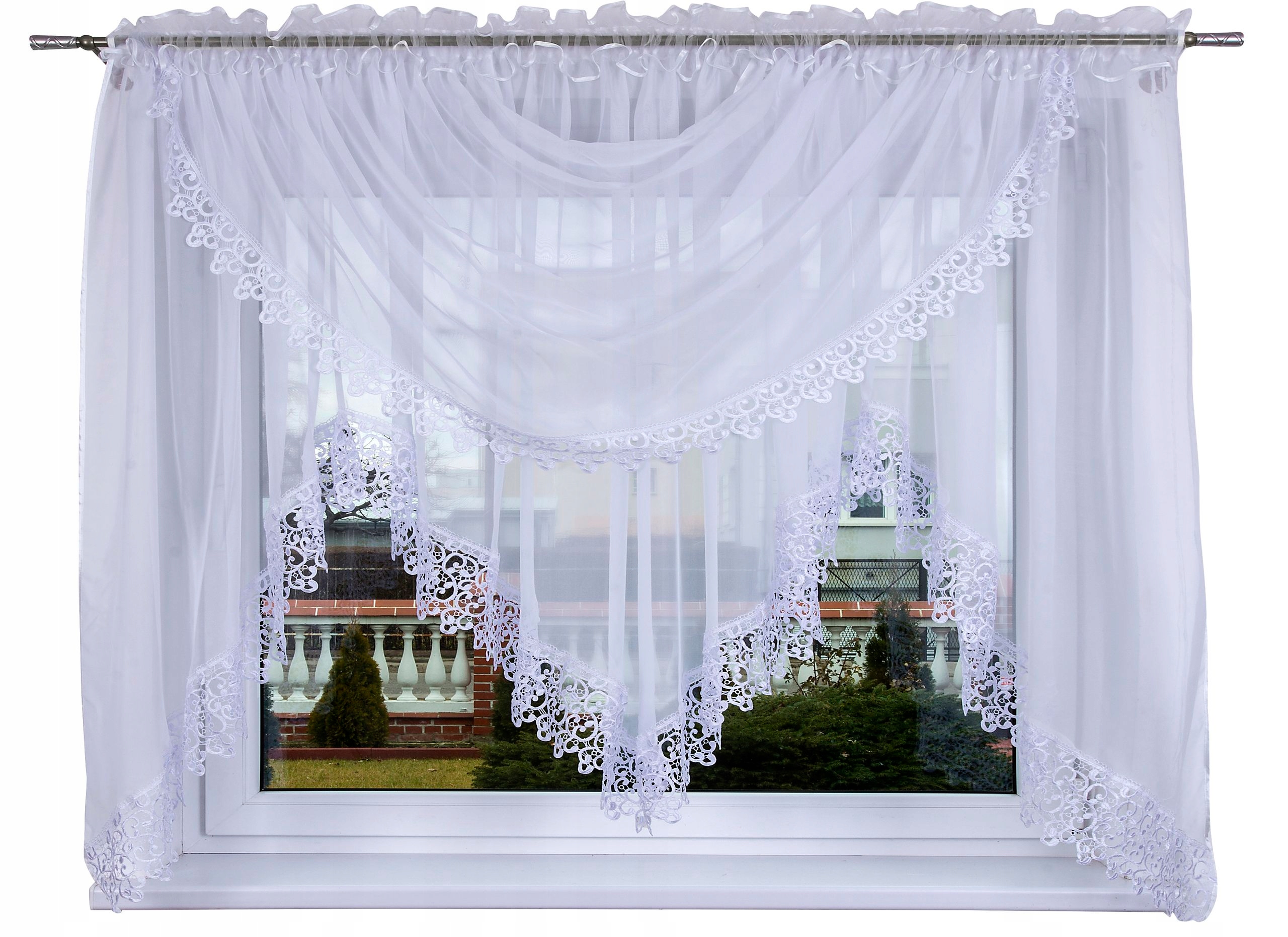 Firana Gotowa Galicja 400x150 Woal Firanka