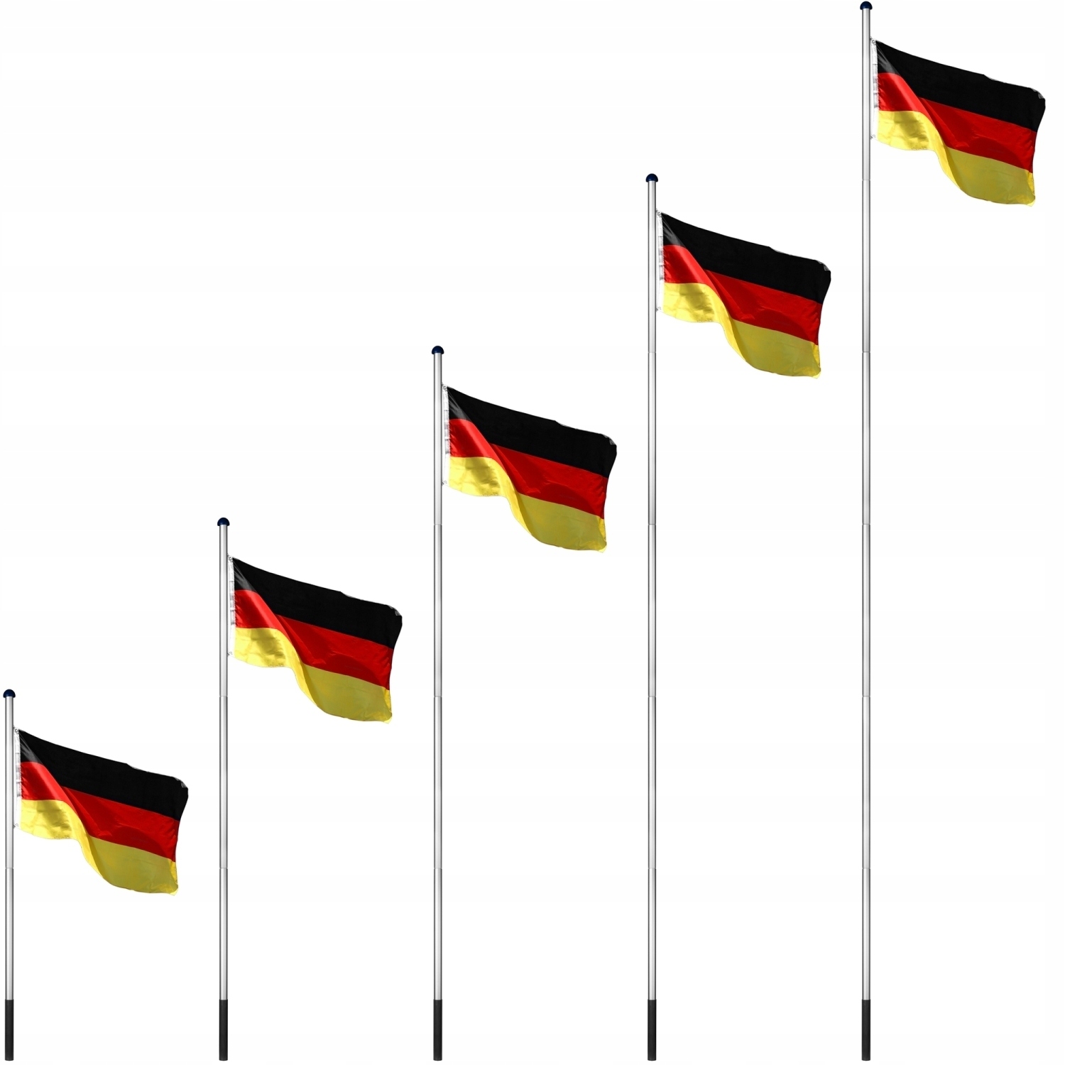 MASZT 6,5 M DO FLAGI MASZT FLAGOWY Z ALUMINIUM Stan opakowania oryginalne