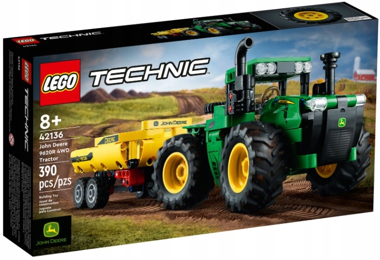 

Lego Technic 42136 Traktor John Deere 9620R 4WD