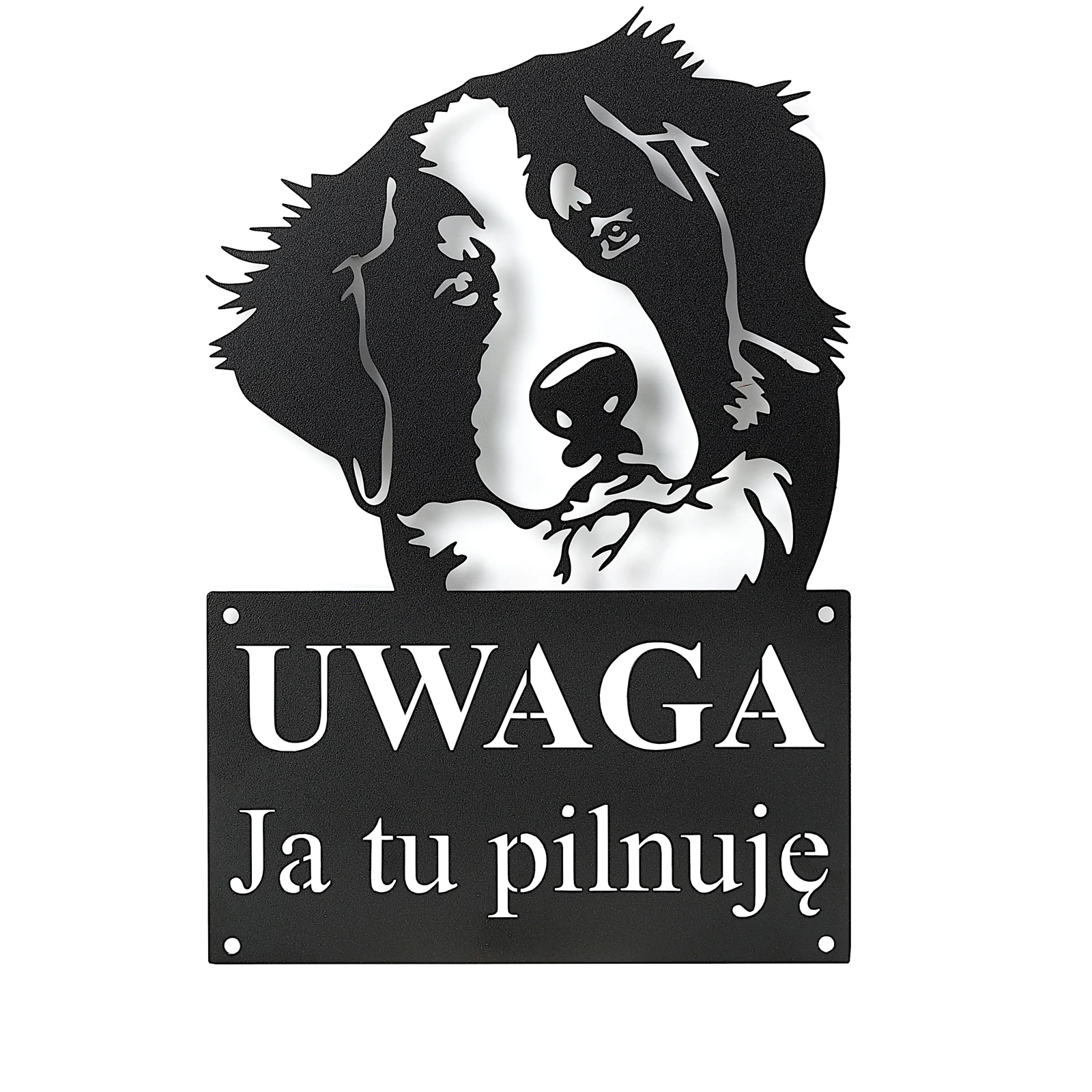 Cedule Pozor Pes Tabule Já tady hlídám Ocel 1,5 mm Grafika P-1