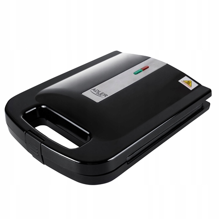 Adler Opiekacz do kanapek Ad 3055 1000 W Liczba płyt 4 Czarny