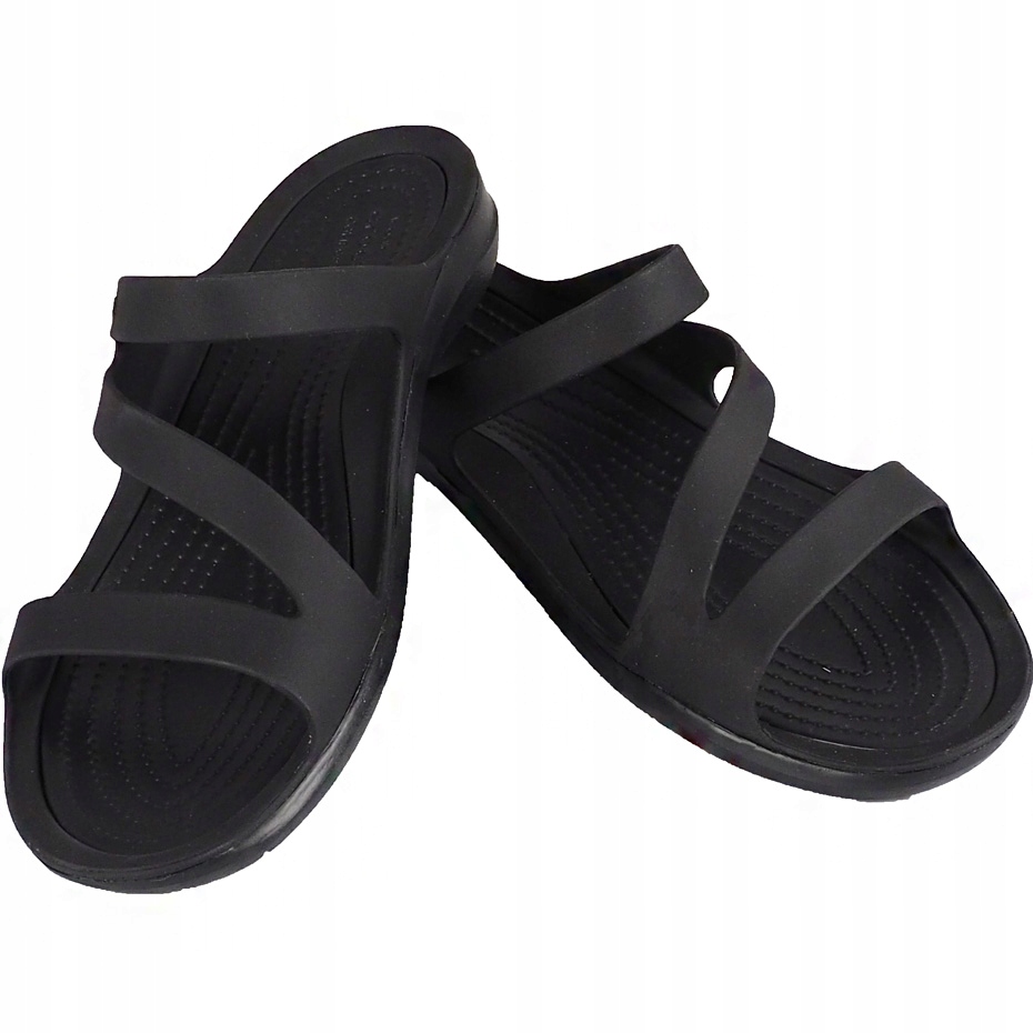 Nazouváky pantofle Crocs Swiftwater Sandal W černé 34-35
