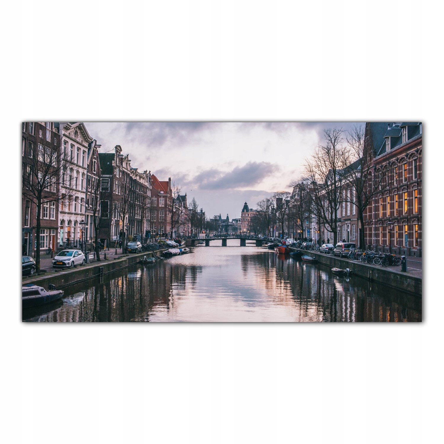 

Obraz Szklany Foto-obraz Amsterdam Rzeka 120x60