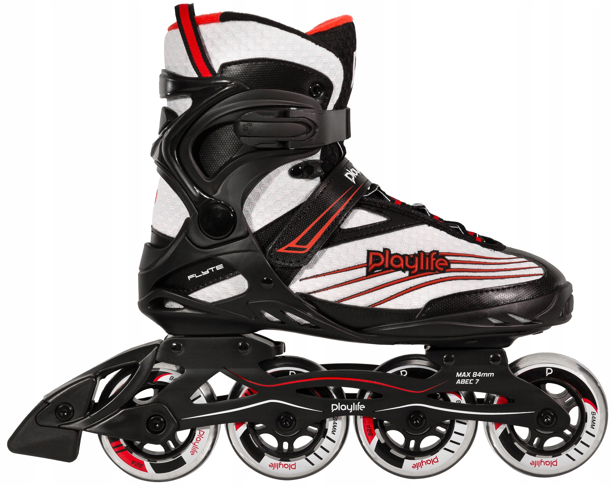 Powerslide Kolečkové brusle Playlife Flyte Black 84, 4x, 84, 46