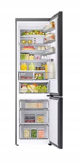 Samsung Chłodziarko-zamrażarka RB38C7B5D22 Bespoke czarne szkło