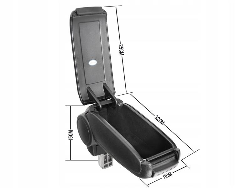 Podłokietnik dedykowany materiał VW Polo IV 9N Numer katalogowy części PODL 3