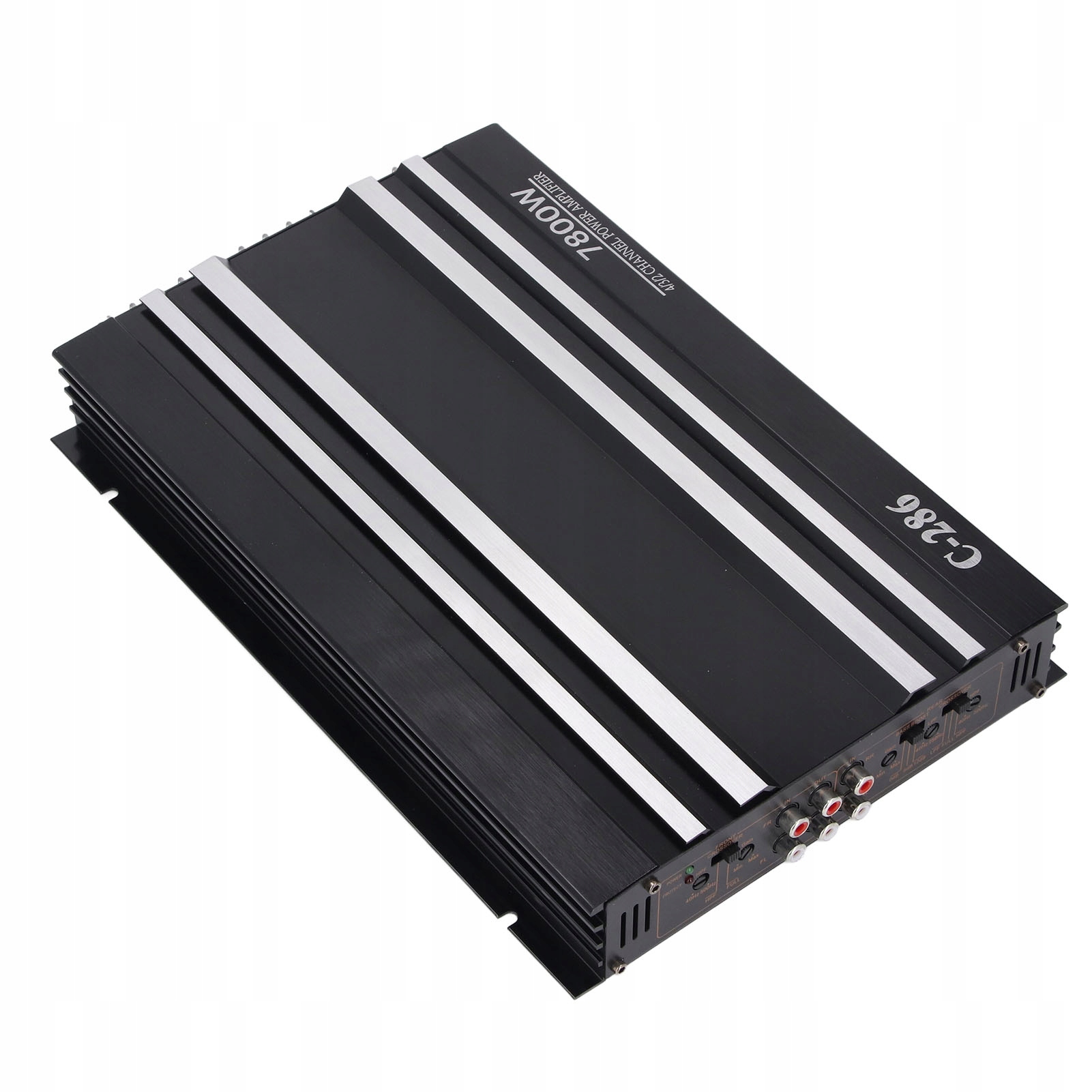 Automobilový Zesilovač 7800 W, 4 Kanály, Třída Ab, Pouzdro Z Hliníkové Slitiny