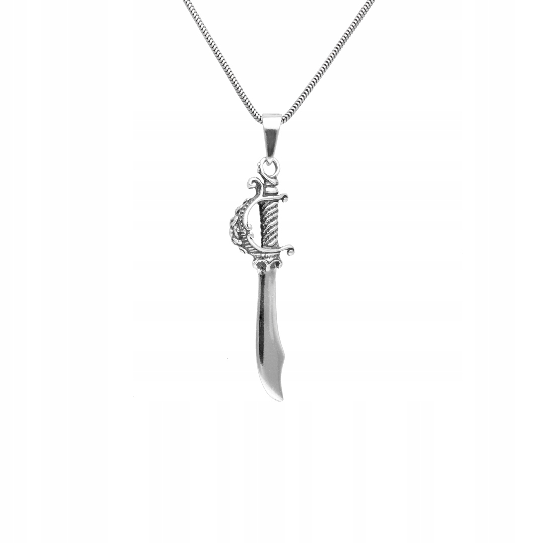 Přívěsek šavle meč stříbro