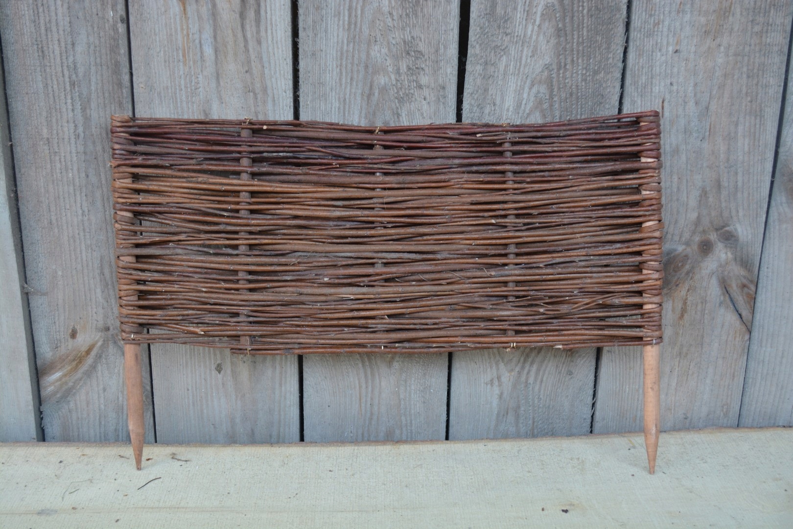 Palisada wiklinowa H20 - L60 płotek z wikliny Rodzaj dekoracja