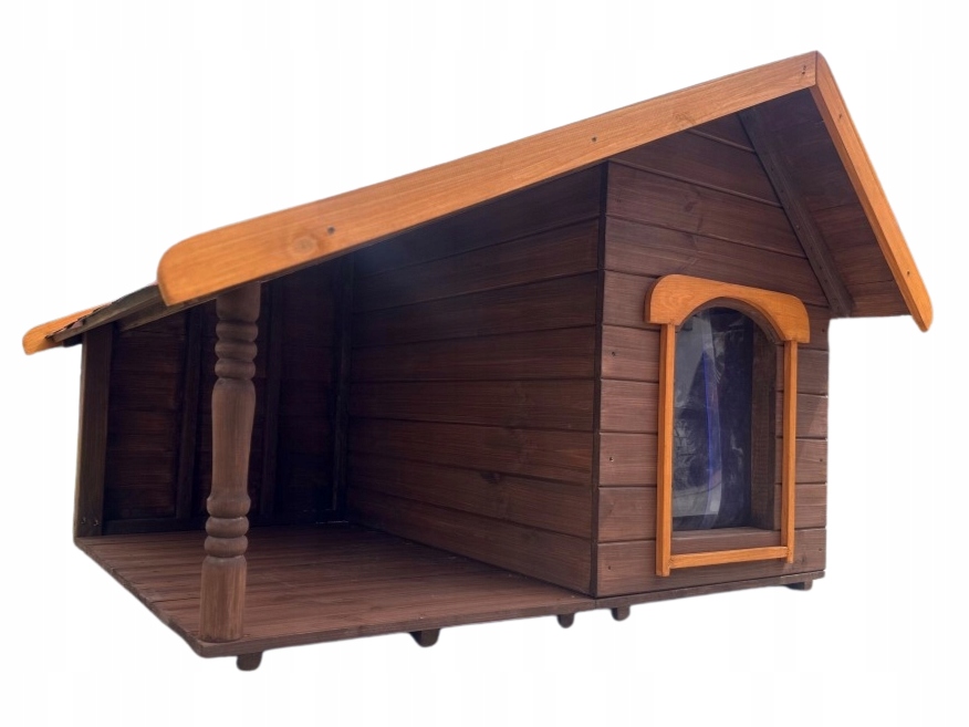Levně Buda pro psa Budy L 4 Zateplená Kotec Zateplená Celá Předsíň Terasa Asfaltový Šindel