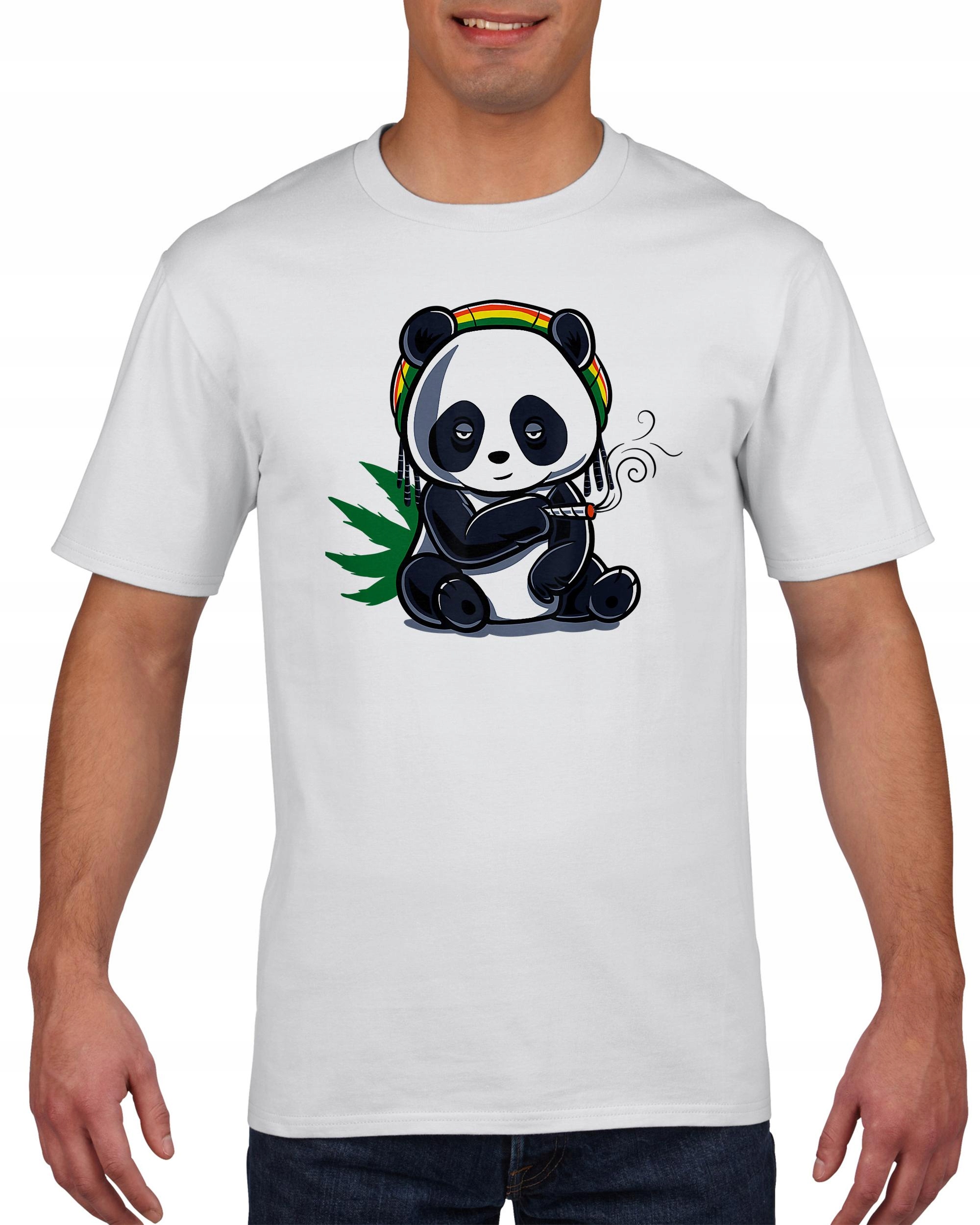 

Koszulka męska Rasta Panda Paląca Zioło XXL