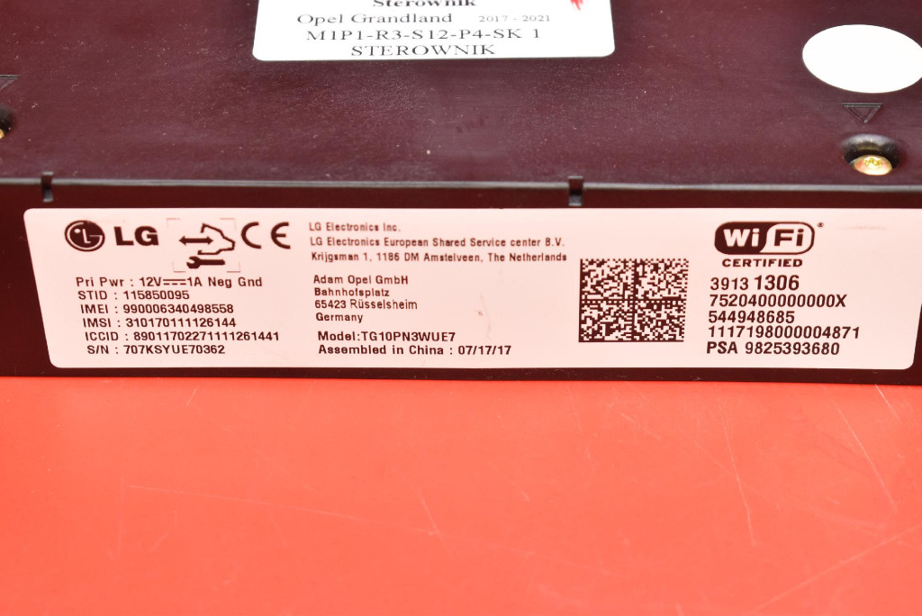 Centralina modulo WI-FI 39131306 OPEL GRANDLAND 1 e 17-21