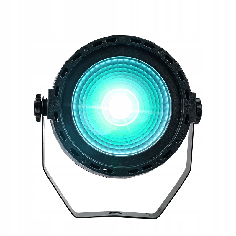 REFLEKTOR PAR EFEKT ŚWIETLNY LED RGB OŚWIETLENIE SCENICZNE LAMPA DISCO Model COB 30 BK V2