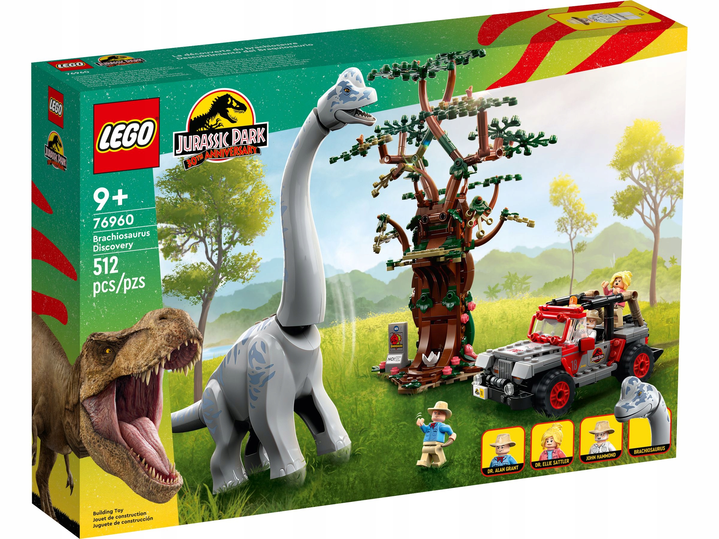 Lego 76960 Jurský svět Objev brachiosaura