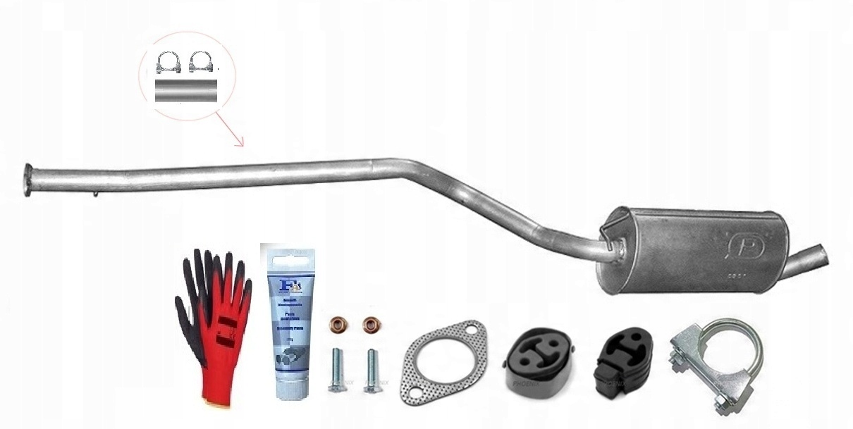 Ford Transit Connect 1.8 TDCi (2006-2010) 55-66-81 kW Swb Tlumič