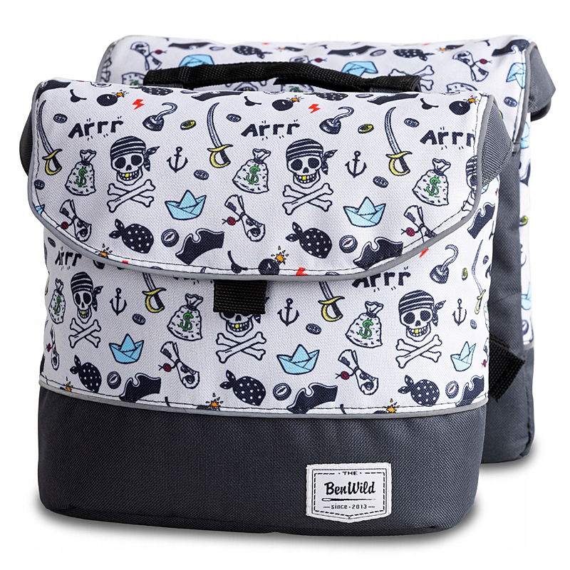 Podwójna Sakwa Rowerowa na bagażnik rowerowy dla Dzieci Torba na rower