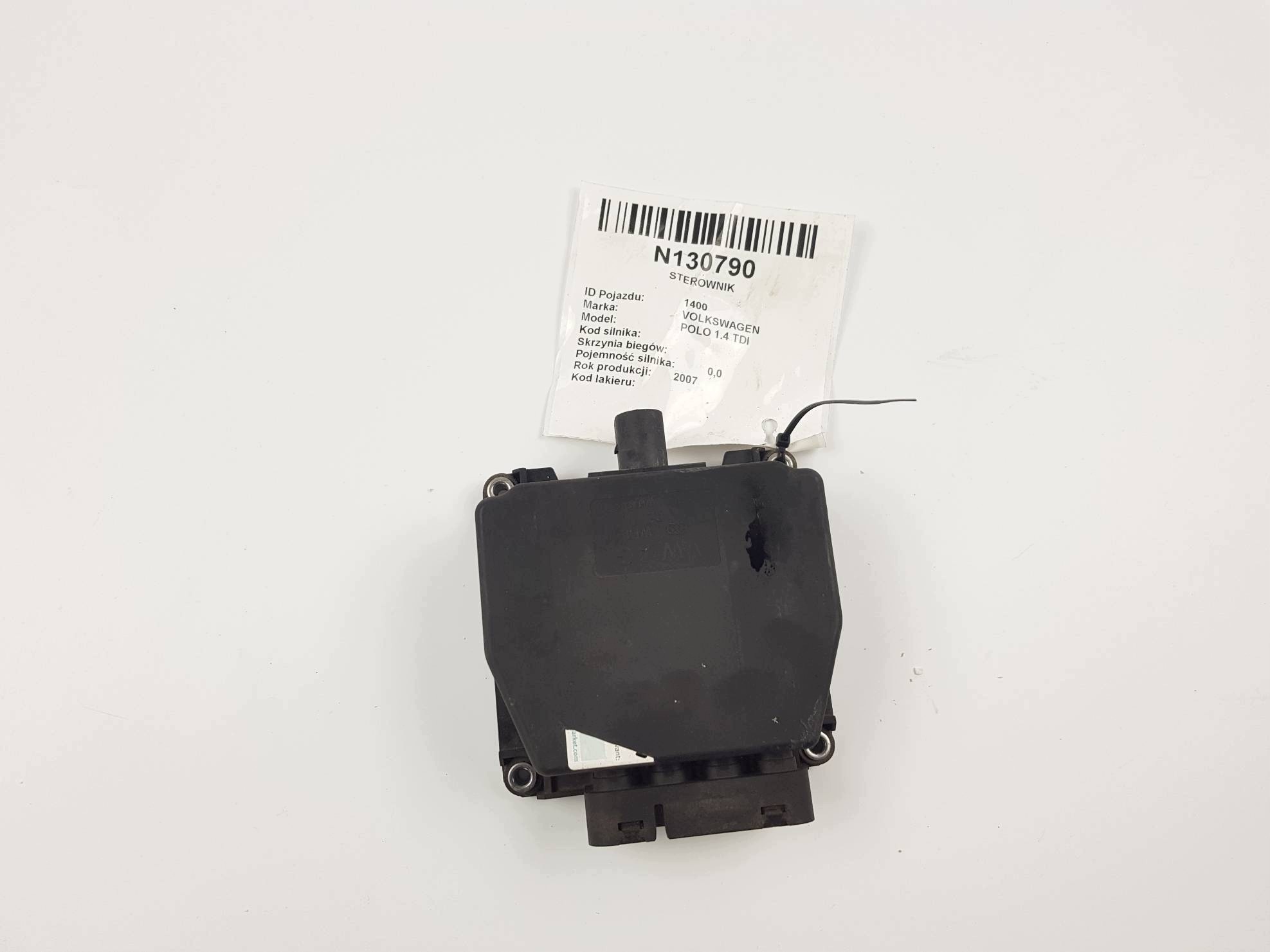 control unit VOLKSWAGEN POLO 1.4 TDI