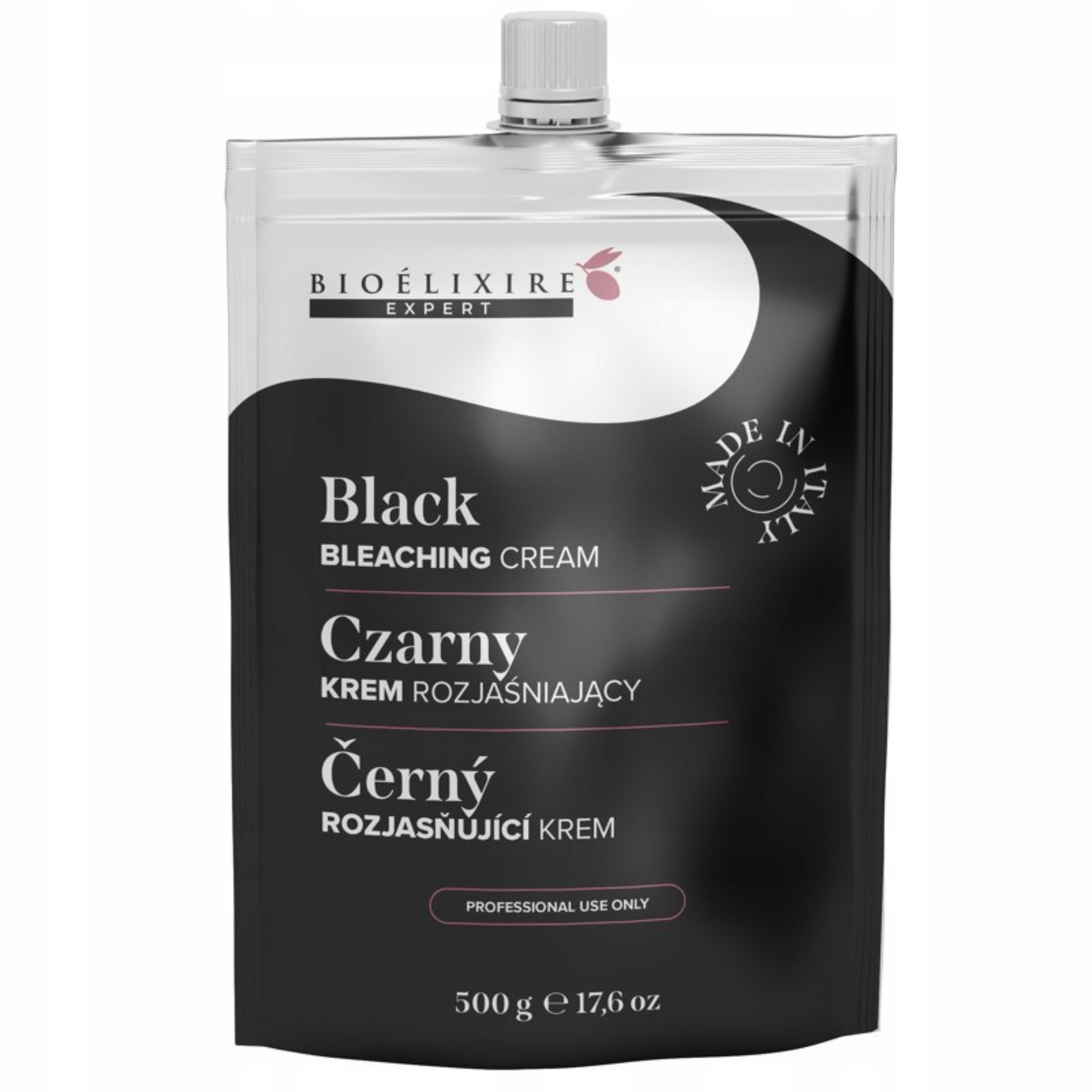 Bioelixire Expert Rozjasňovač na vlasy v Krému Černý Rozjasňující 500 g