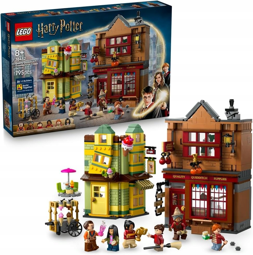 Lego Harry Potter Příčná ulice Quidditcha Zmrzlinárna 76452 8+