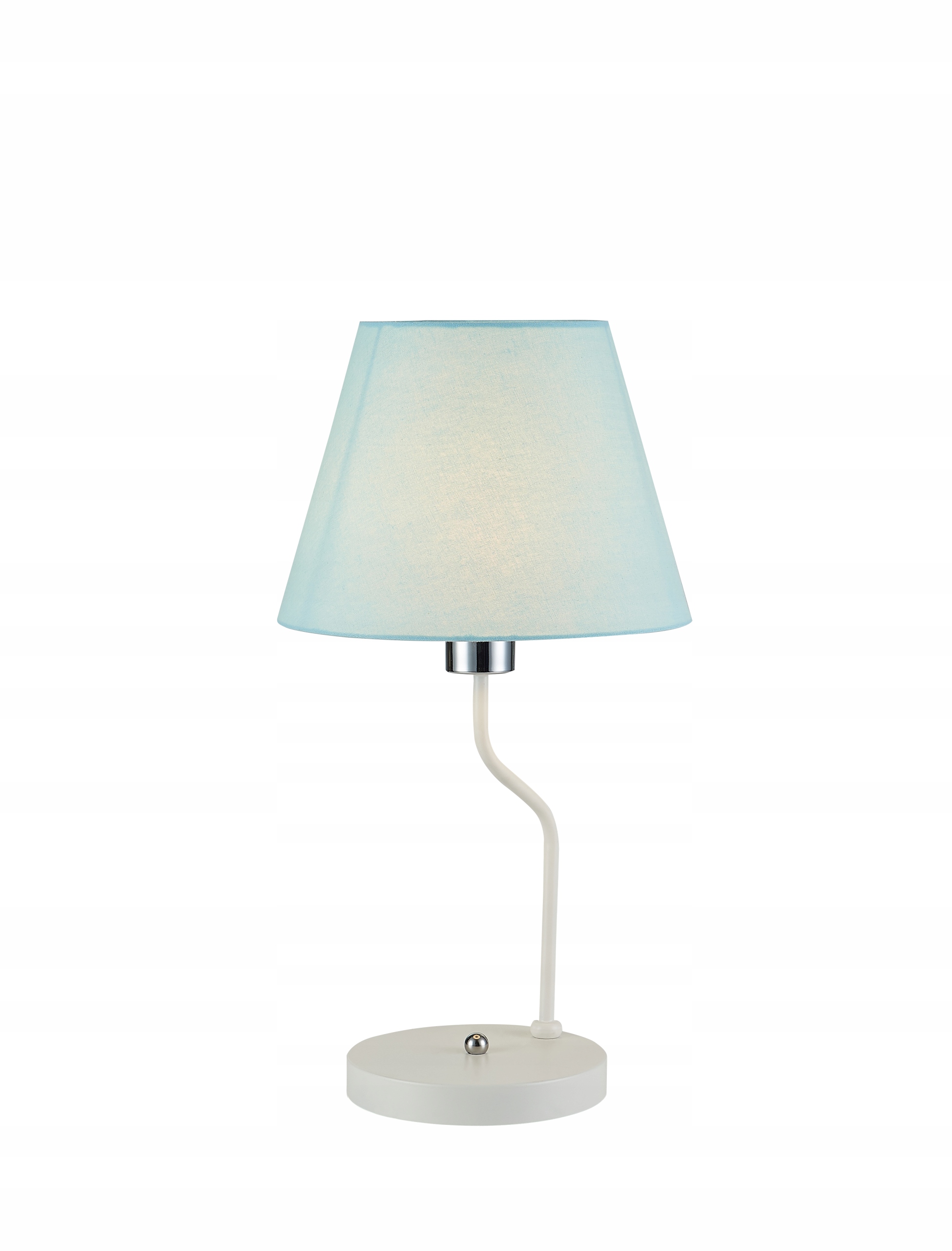 Stolová lampa bielo-modrá 1x40W E14 York Ledea