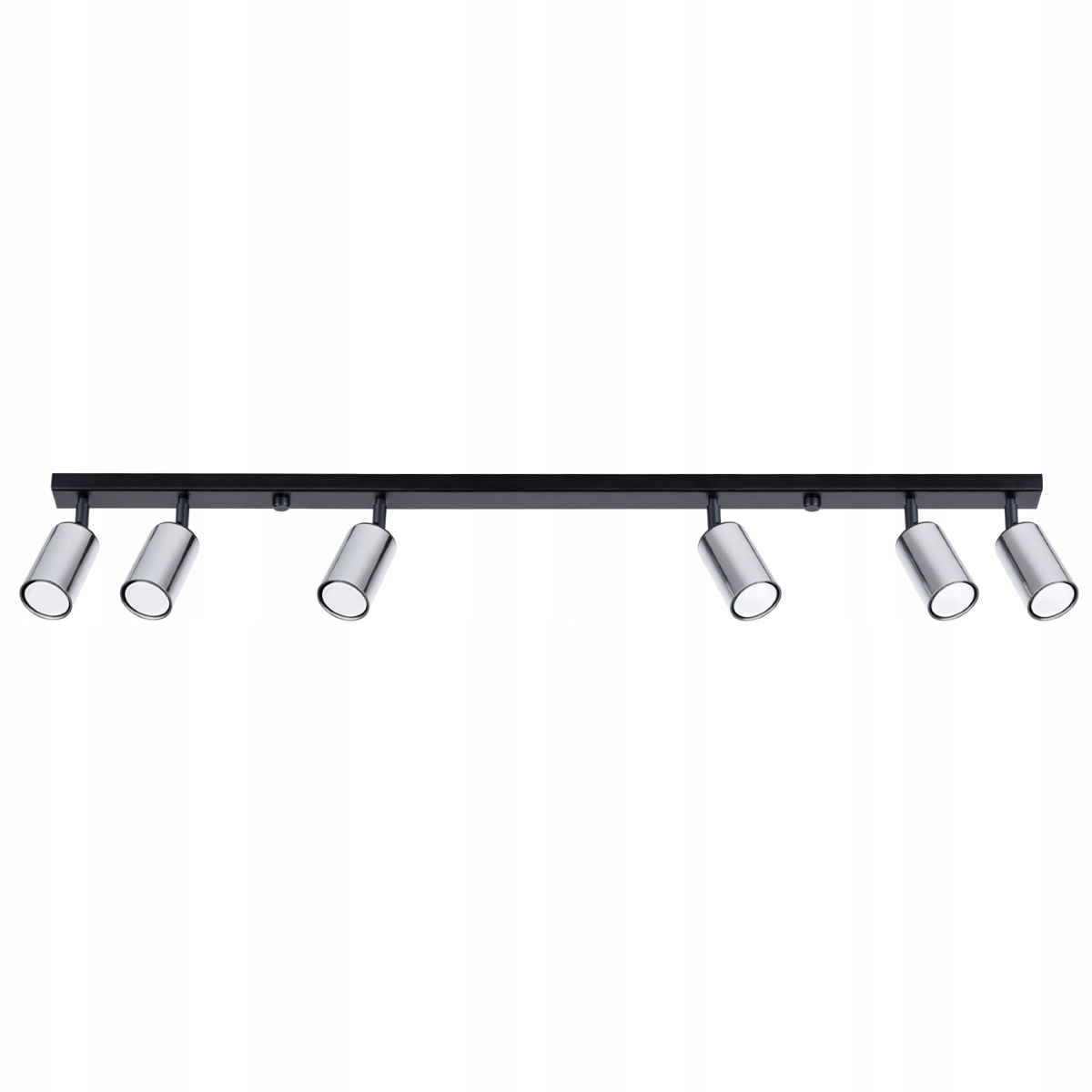 Stropné Svietidlo Winx 6L čierny/chrómový