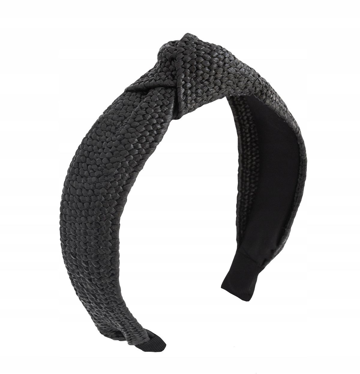 

Opaska do włosów rattan bow knot węzeł supeł rafia