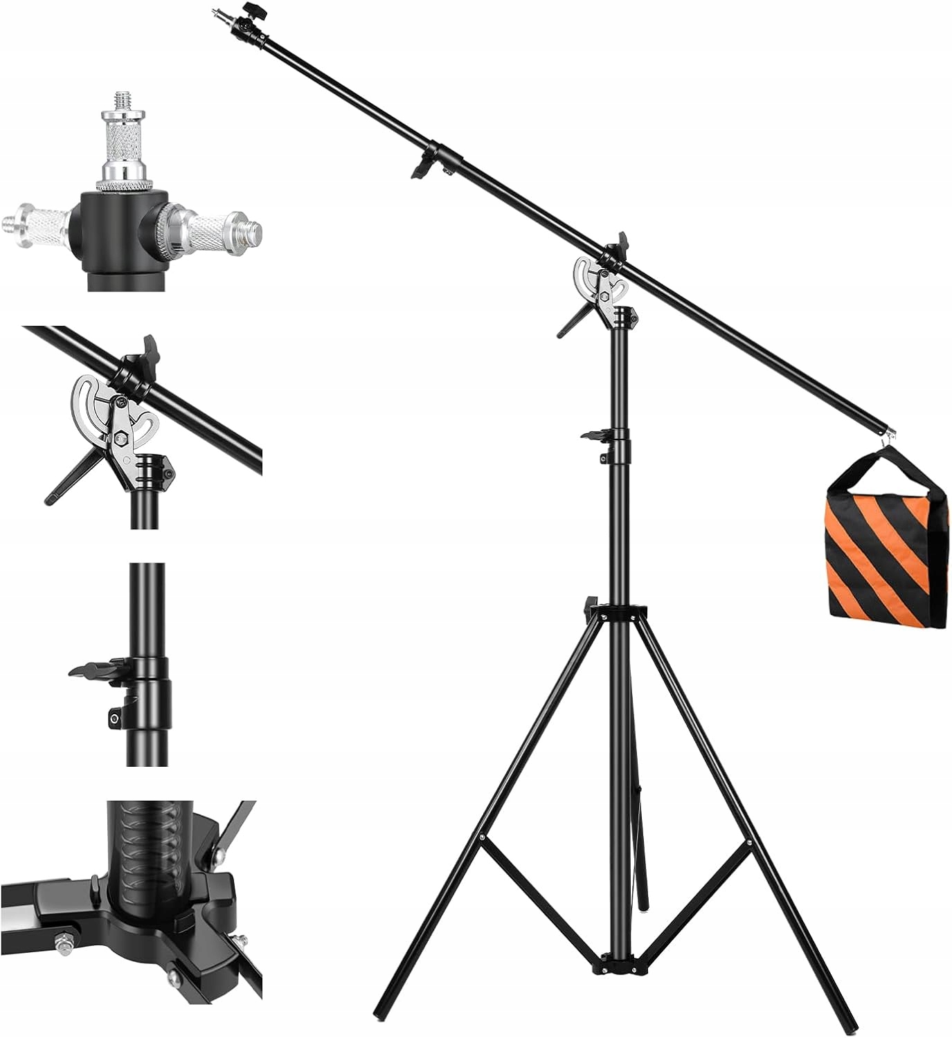 Osvětlovací Stativ Pro Lampy S Jeřábovým Výložníkem 400 CM Sáček Soonpho