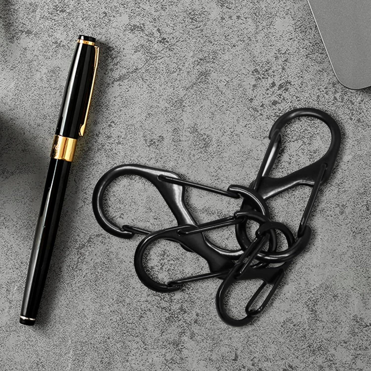 25 x KARABIŃCZYKI METALOWE W KSZTAŁCIE S MOCNE Waga produktu z opakowaniem jednostkowym 0.004 kg