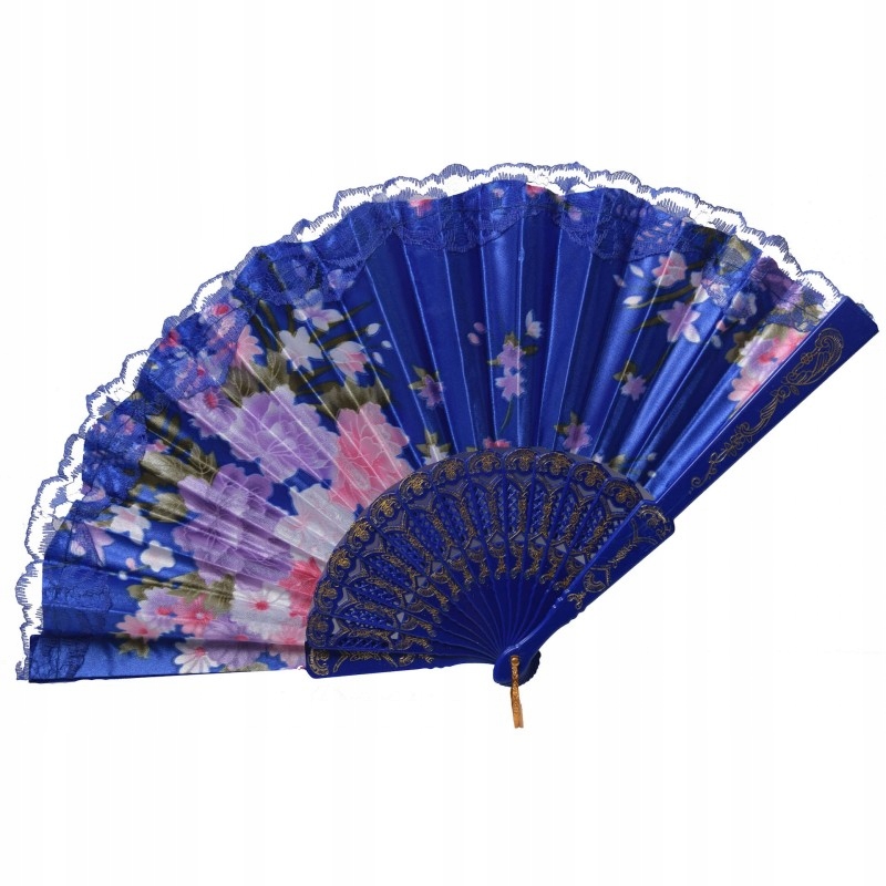 WACHLARZ KWIATY JEDWAB KORONKA LATO UPAŁY EAN (GTIN) 5907670614603