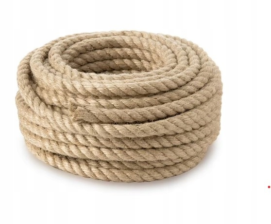 Jutové lano Bitul 20 mm x 50 m. Silné, dekorativní, univerzální!