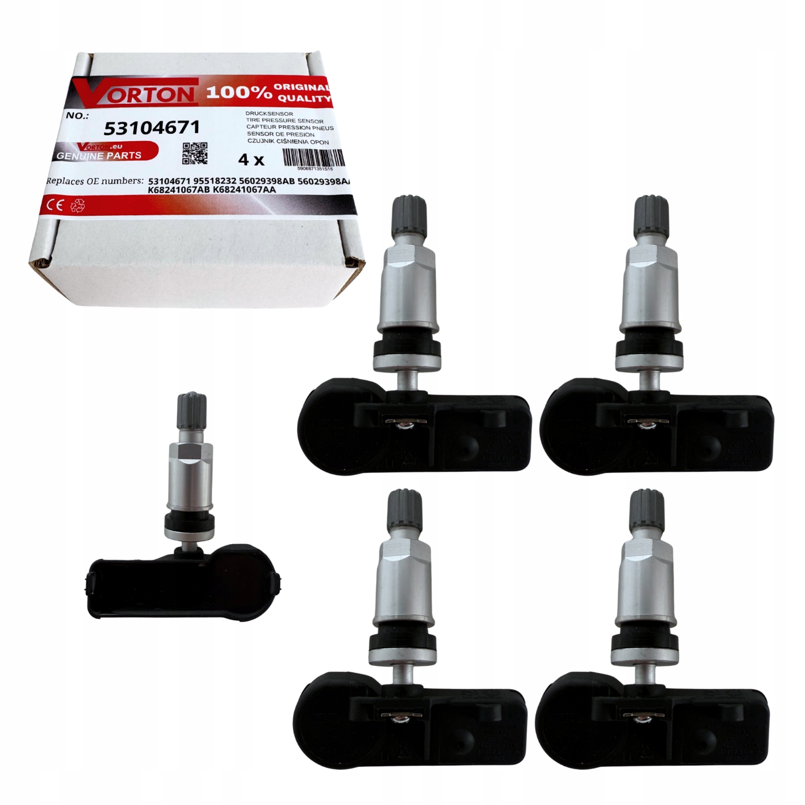 Senzory Tlaku Pneumatík Tpms Jeep Wrangler Grand Cherokee IV Opel Combo
