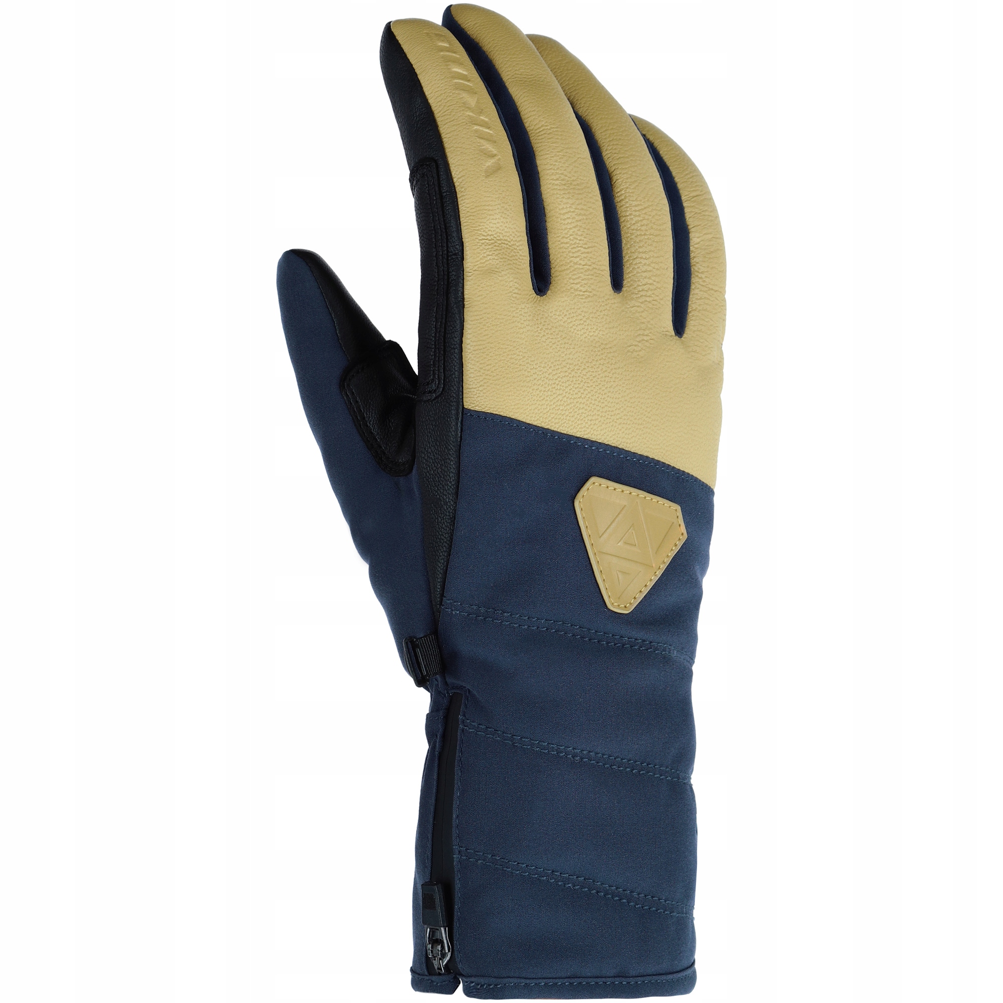 Dámské lyžařské rukavice Viking Norvika Pro tmavě modré s kůží vel. 7