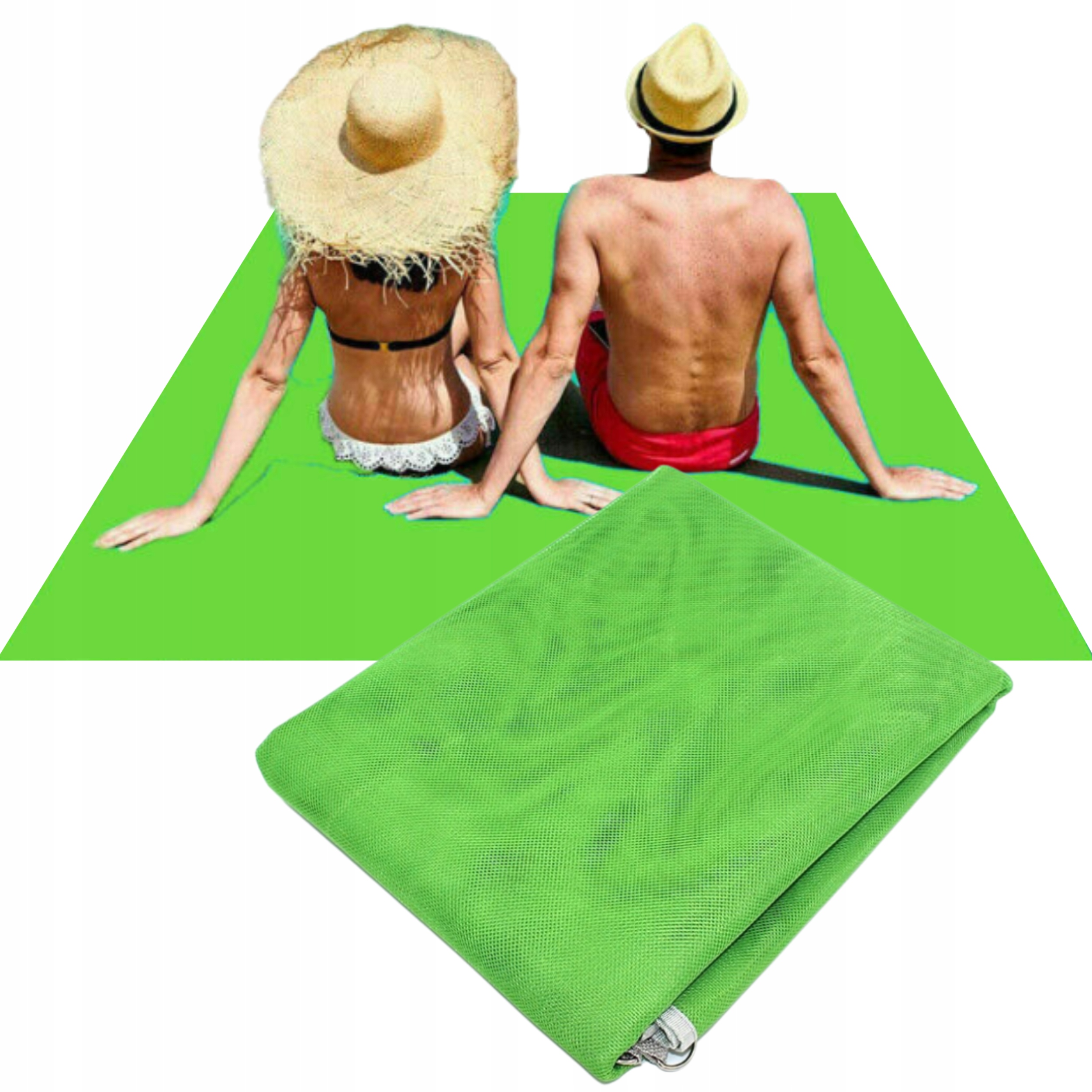 

Mata Plażowa Koc Na Plażę Sand Free 200x200cm XXL