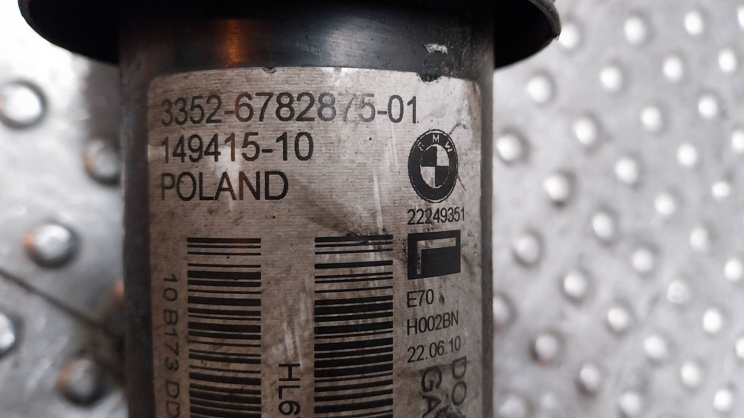 shock absorber left rear part 6782875 BMW X5 E70 X6 E71