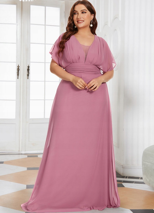 Koktejlové Šaty Pro Plnoštíhlou Ženu 50 5XL