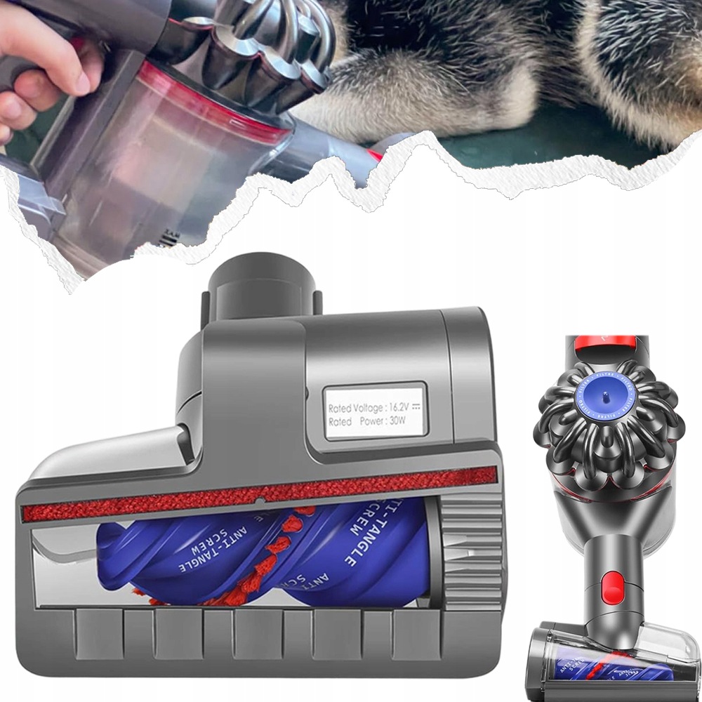 Odolný Elektrokartáč Kompatibilní S Vysavačem Dyson V7 V8 V10 V11 V15