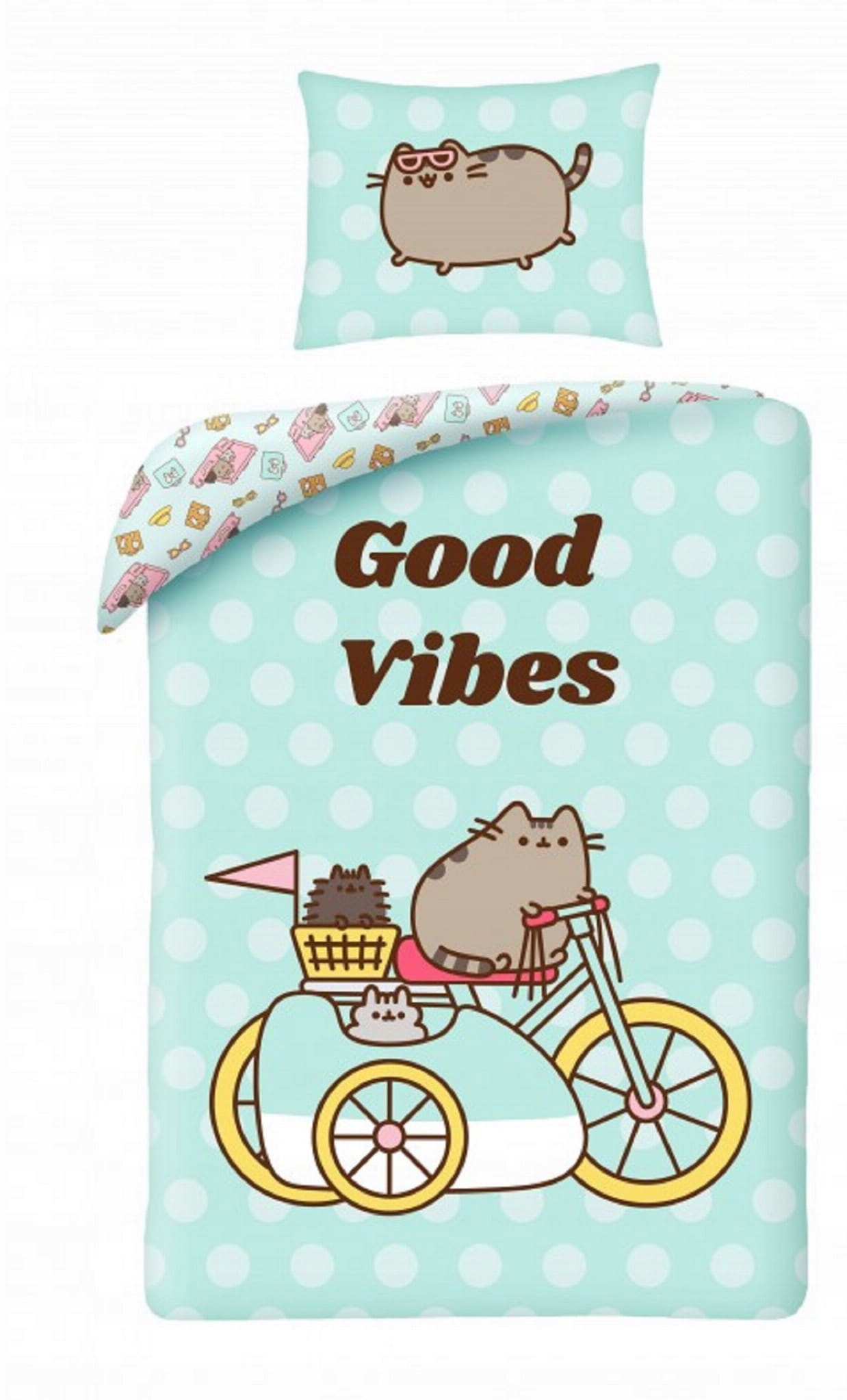 KOMPLET RĘCZNIK 70x140 + POŚCIEL 140x200 PUSHEEN Marka Carbotex