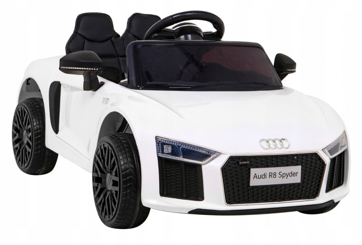 Audi R8 Spyder Auto Dla Dzieci na akumulator Pilot+ panel Audio tablica