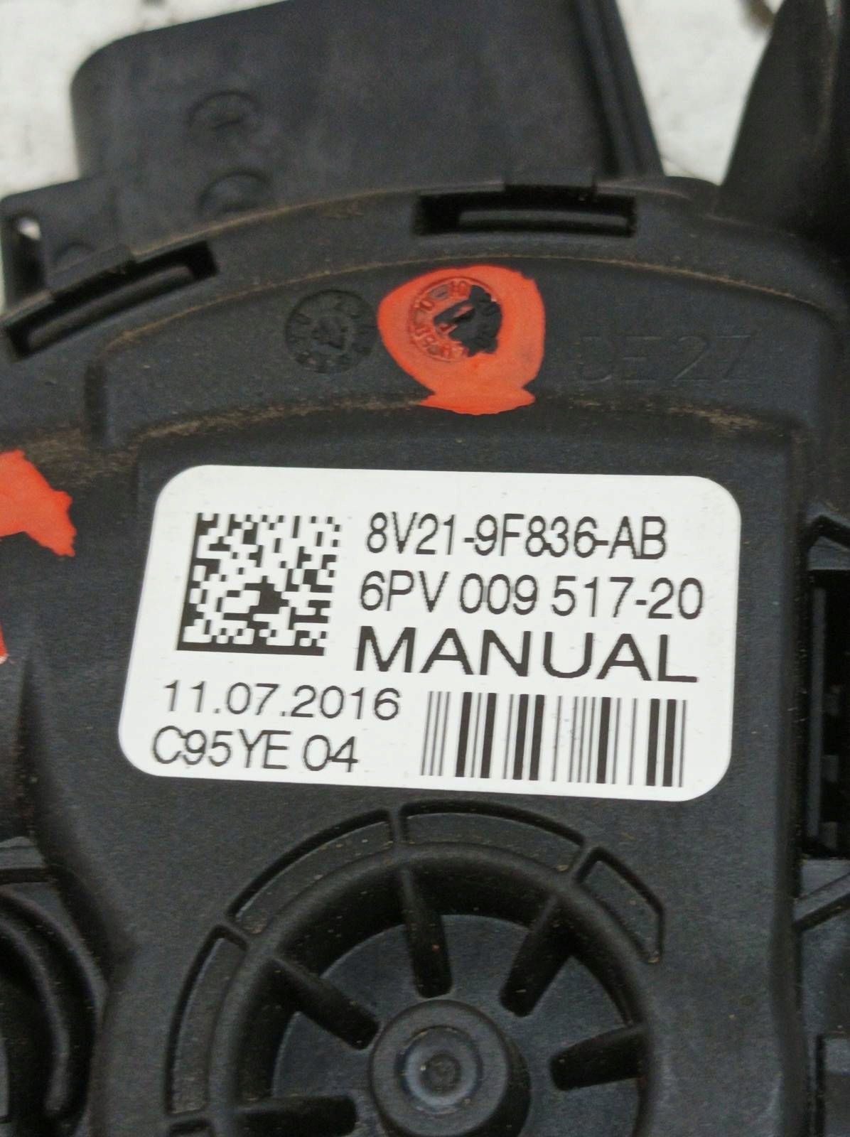 PEDAL potméter gáz 8V21-9F836-AB 1.0 B Ford Transit Courier és
