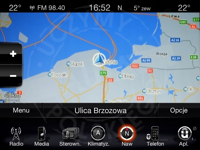 JEEP GRAND CHEROKEE UC84 POLSKIE MENU RADIO MAPA Kod producenta JEEP HARMAN BECKER UCONNECT 8.4