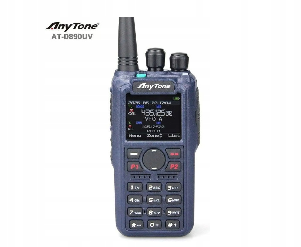 AnyTone AT-D890 Uv radiotelefon cyfrowy/analogowy Dmr Export Vhf/uhf Aprs