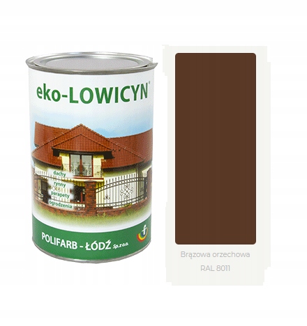 

eko Lowicyn Farba na dach Brąz Orzech 10L Ral 8011